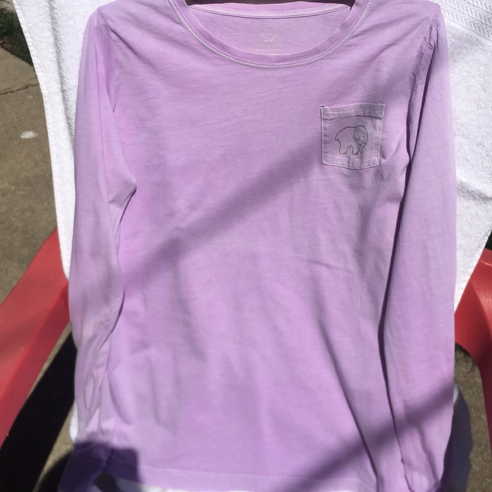 Ivory Ella purple long sleeve shirt